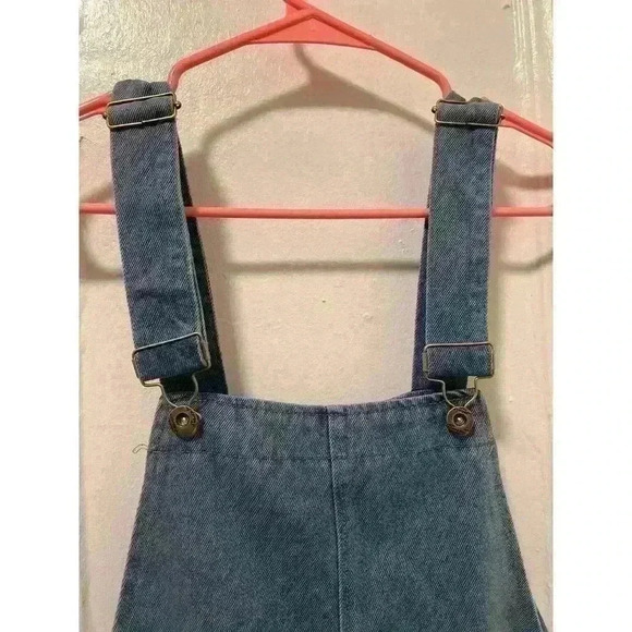 Girl's Youth Peacolate Blue Denim Jumpsuit Overalls NWT Size  13-14Y - Picture 2 of 13